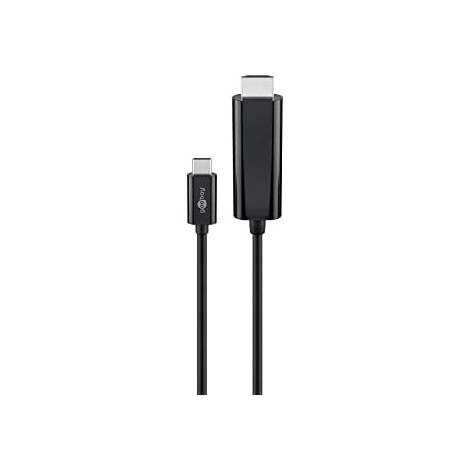 Goobay | Male | 19 pin HDMI Type A | Male | Black | 24 pin USB-C | 1.8 m